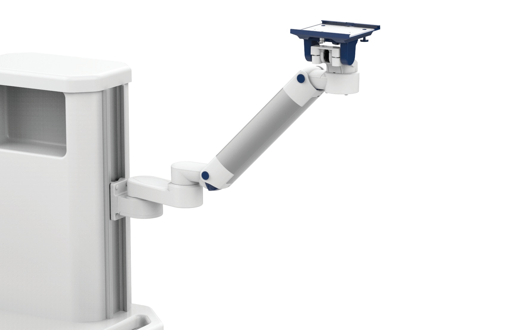 Uchwyty i statywy do kardiomonitorów oraz monitorów medycznych CIMmed Mocowania do aparatów do znieczulenia Getinge Flow