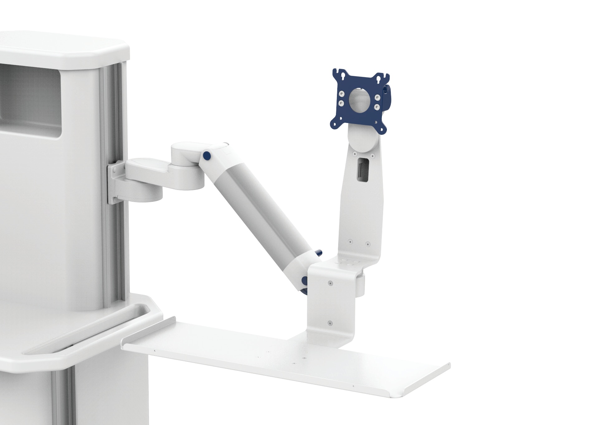 Uchwyty i statywy do kardiomonitorów oraz monitorów medycznych CIMmed Mocowania do aparatów do znieczulenia Getinge Flow