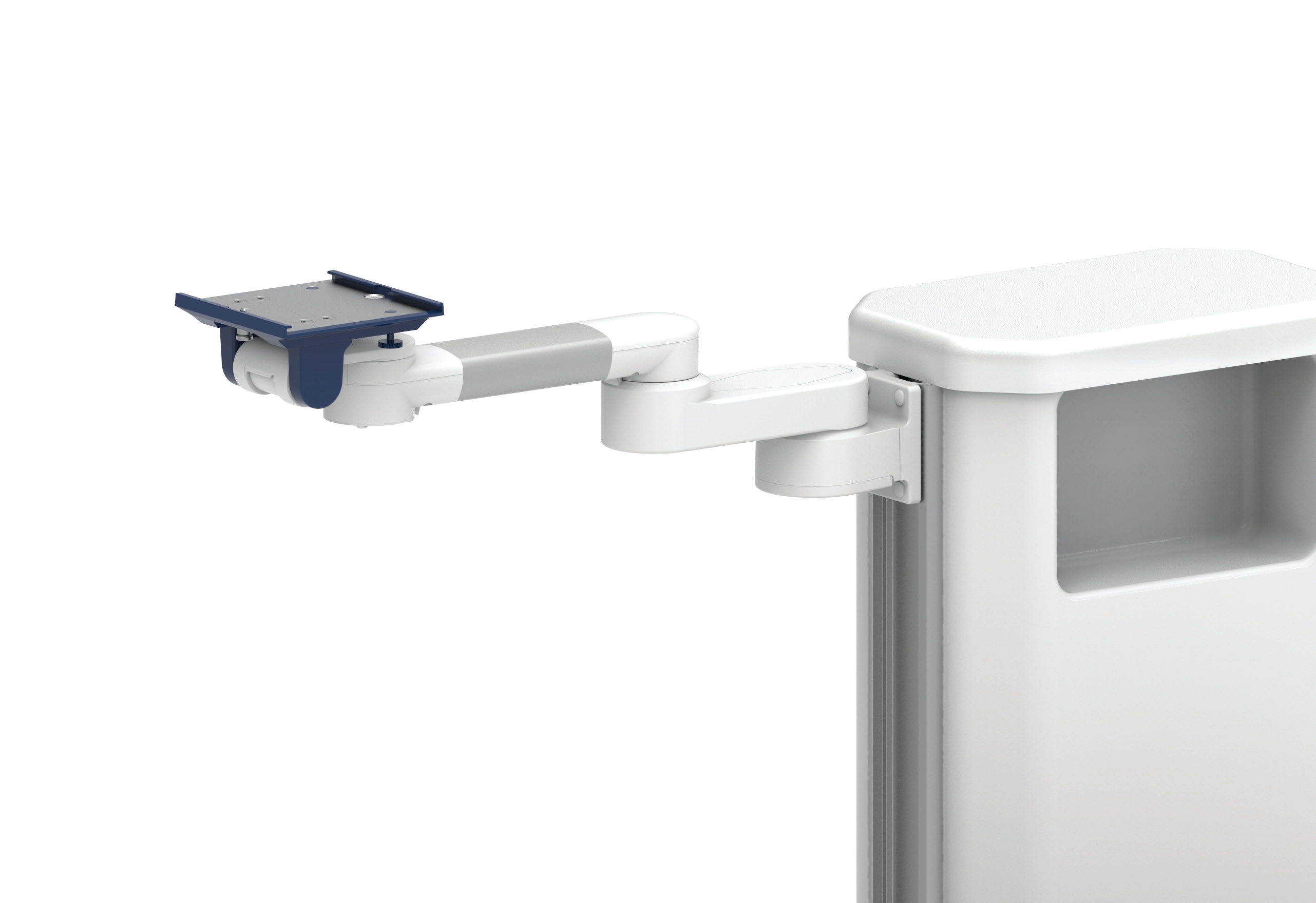 Uchwyty i statywy do kardiomonitorów oraz monitorów medycznych CIMmed Mocowania do aparatów do znieczulenia Getinge Flow