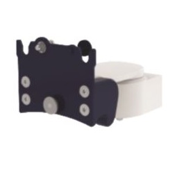 Uchwyty i statywy do kardiomonitorów oraz monitorów medycznych CIMmed Mocowania płaskich paneli (VESA 75/100) z szybkozłączką