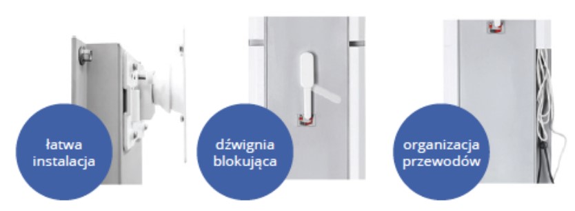 Uchwyty i statywy do kardiomonitorów oraz monitorów medycznych Wincomm HM-1021-W6