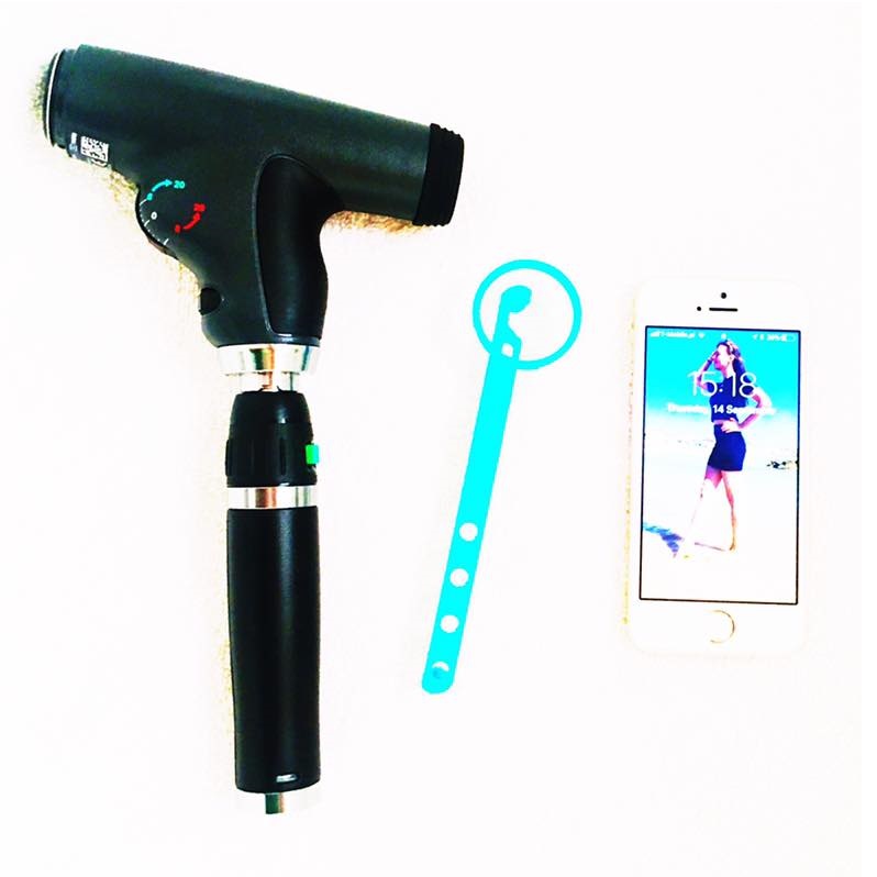 Uchwyty smartfonów do oftalmoskopów b/d iGrip