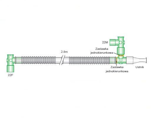 Układy oddechowe do aparatów do znieczulenia INTERSURGICAL Entonox