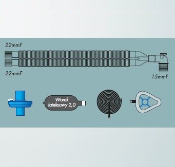 Układy oddechowe do aparatów do znieczulenia R-Vent Medikal Obwód z workiem oddechowym