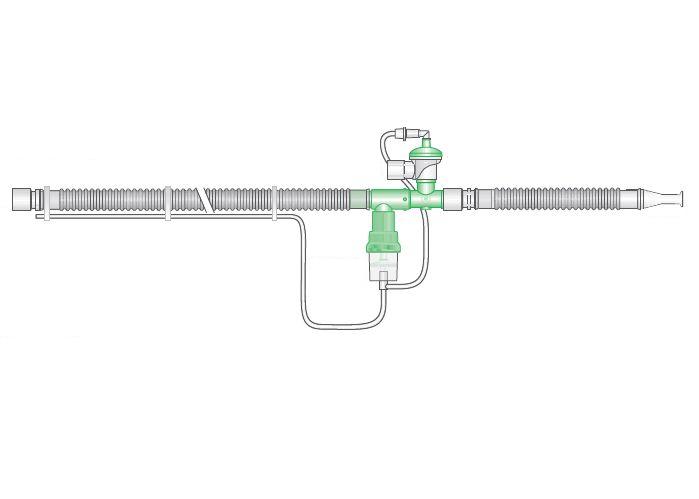 Układy oddechowe do respiratorów INTERSURGICAL Układy oddechowe IPPB Flextube