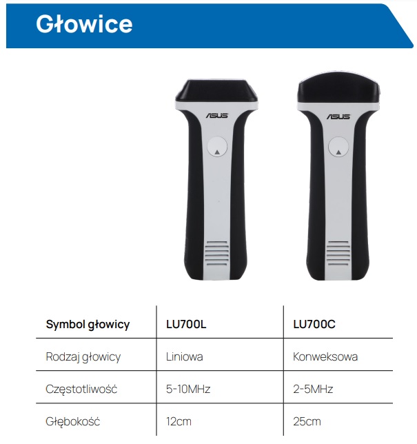 Ultrasonografy kieszonkowe ręczne (USG) ASUS LU700L
