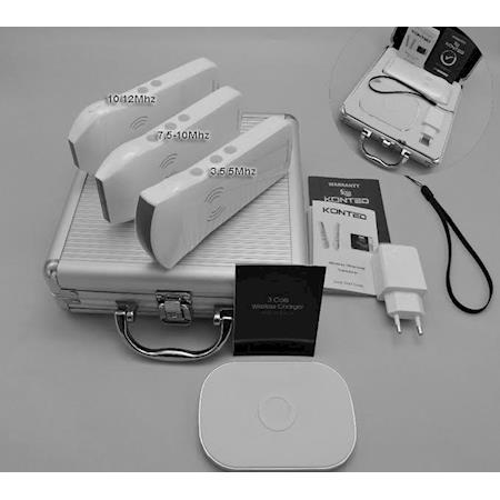 Ultrasonografy kieszonkowe ręczne (USG) Konted GEN 3 Sonda Liniowa 7,5/10 MHz, 10/12 MHz