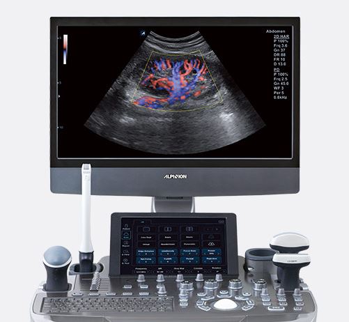 Ultrasonografy stacjonarne wielonarządowe - USG Alpinion E-CUBE 8 / ECUBE 8 Diamond / E-CUBE 8LE