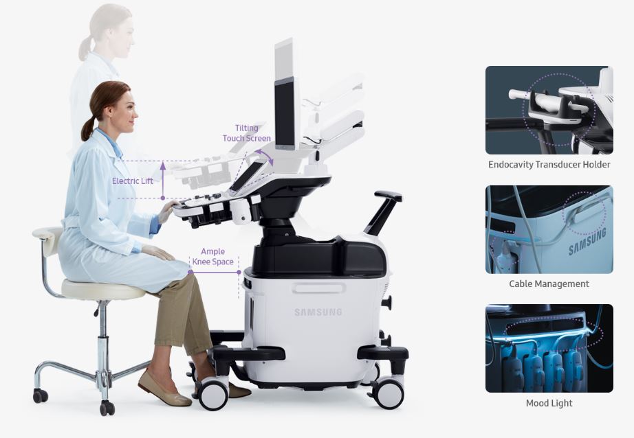 Ultrasonografy stacjonarne wielonarządowe - USG Samsung HERA W9