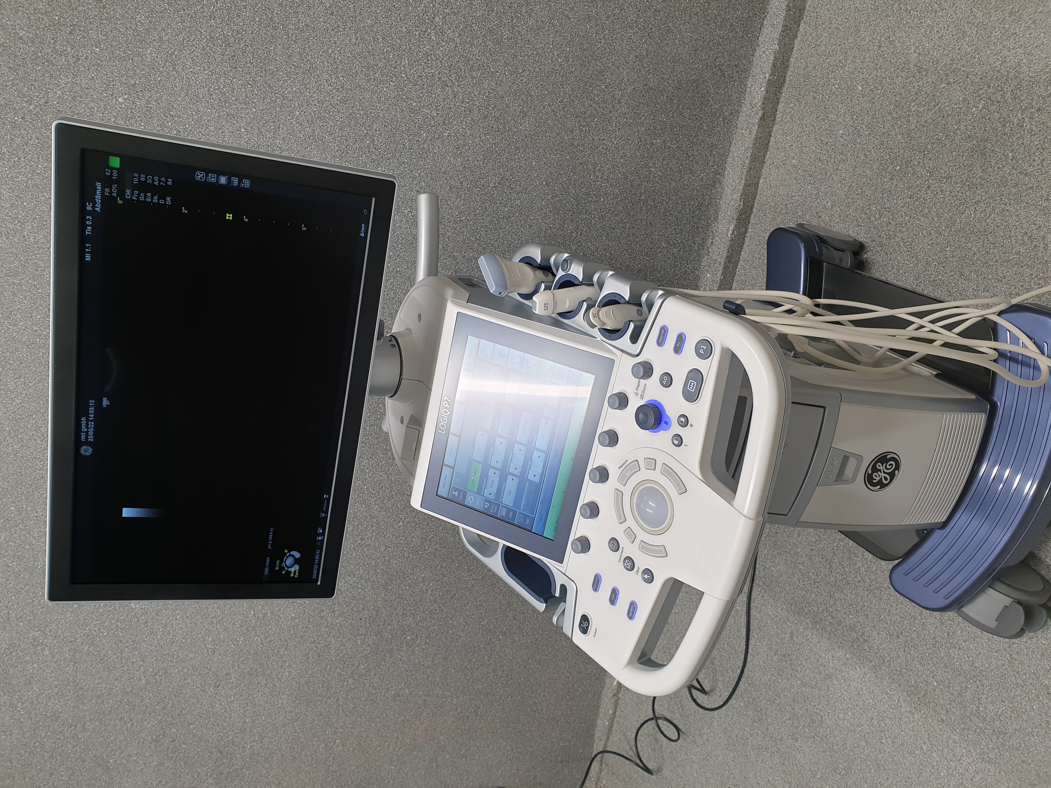 Ultrasonografy wielonarządowe używane GE Healtcare GE Logiq P7 - medsystems rekondycjonowany