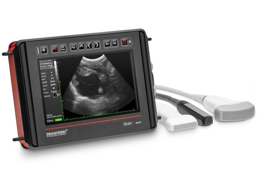 Ultrasonografy wielonarządowe weterynaryjne - USG DRAMIŃSKI iScan 2 Multi
