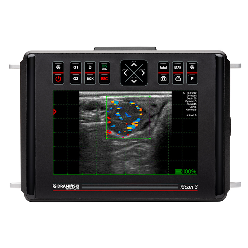 Ultrasonografy wielonarządowe weterynaryjne - USG DRAMIŃSKI iScan 3