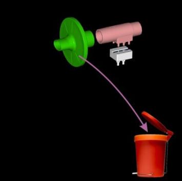 Ustniki do spirometrów Piston Wielorazowy