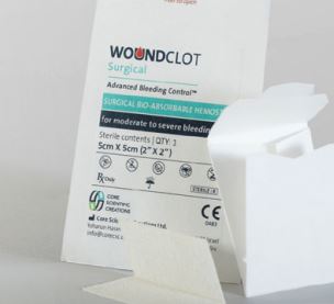 Utleniona celuloza (gaza hemostatyczna) Lock Pharma Woundclot