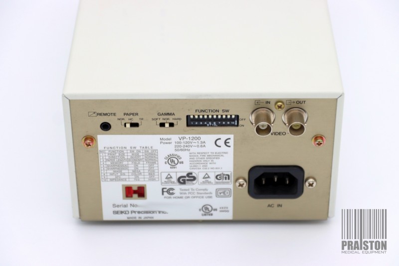 Videoprintery używane Seiko PRECISION VP - 1200 - Praiston rekondycjonowany