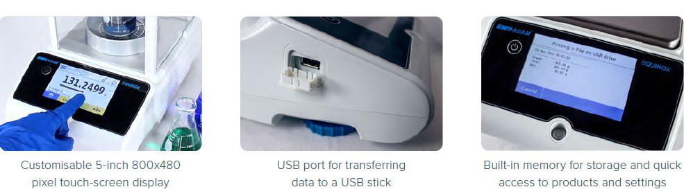 Wagi medyczne, lekarskie i laboratoryjne Adam Equinox EAB/EPB/ETB