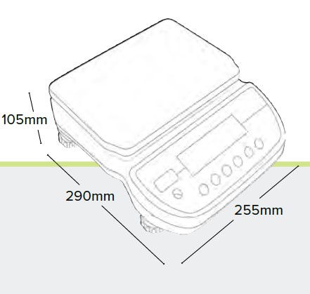 Wagi medyczne, lekarskie i laboratoryjne Adam Latitude LBX