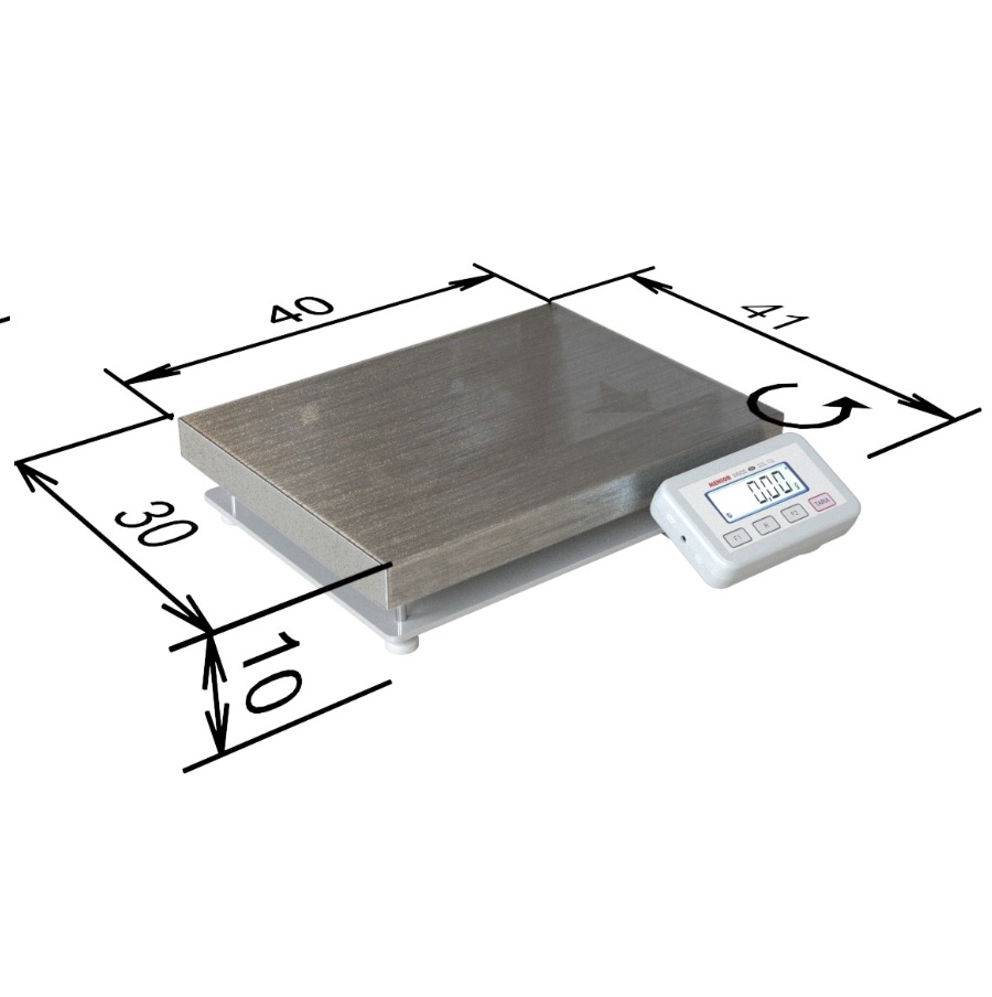Wagi medyczne, lekarskie i laboratoryjne MENSOR LWM50P2 30X40S