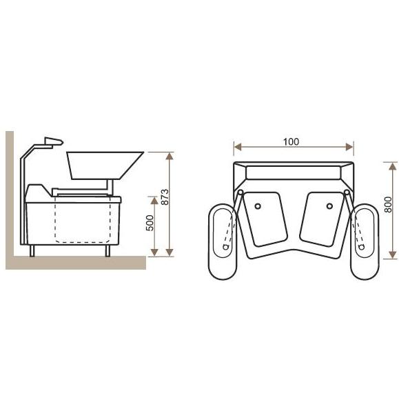 Wanny czterokomorowe Unbescheiden 0.9-4 / 0.9-5