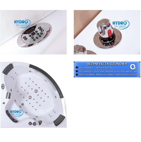 Wanny do hydromasażu Hydro-San Tiga