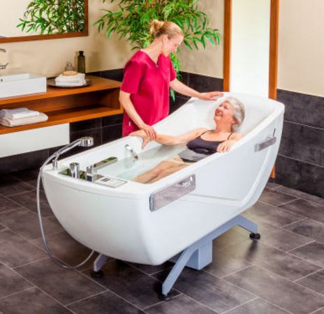 Wanny pielęgnacyjne w pozycji leżącej Beka Hospitec GmbH AVERO Motion
