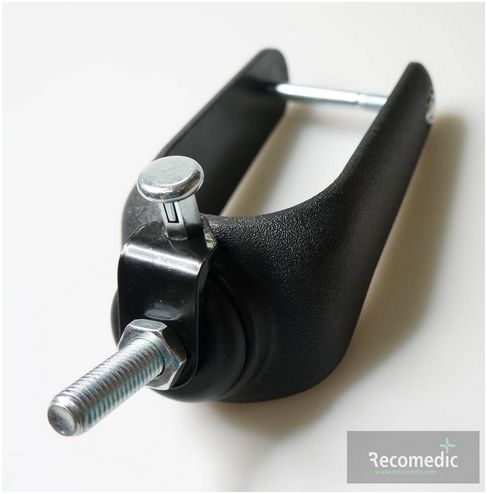 Widelce do wózków inwalidzkich Recomedic WT-200/60-C-RE-BL