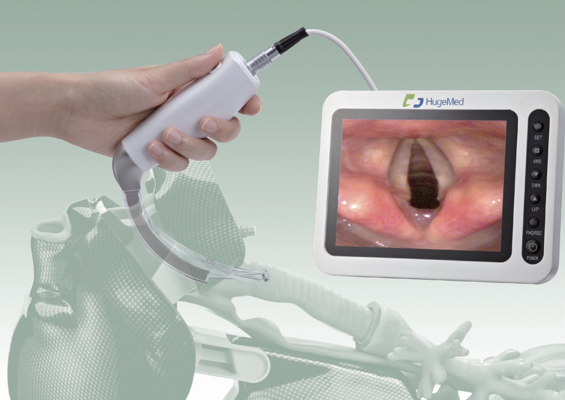 Wideolaryngoskopy do intubacji HugeMed VLM