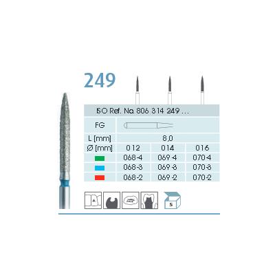 Wiertła stomatologiczne Olident Wiertła diamentowe 8