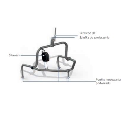 Wieszaki do podnośników dla osób niepełnosprawnych Winncare wieszak elektryczny