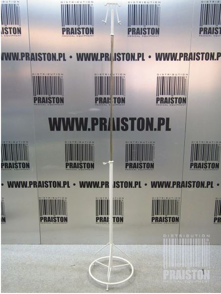 Wieszaki na płyny infuzyjne - stojaki do kroplówek używane B/D Stojak do kroplówki (biały) - Praiston rekondycjonowany