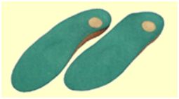 Wkładki odciążające sklepienie podłużne stopy ZSOiR "KORFANTÓW" podtrzymująca