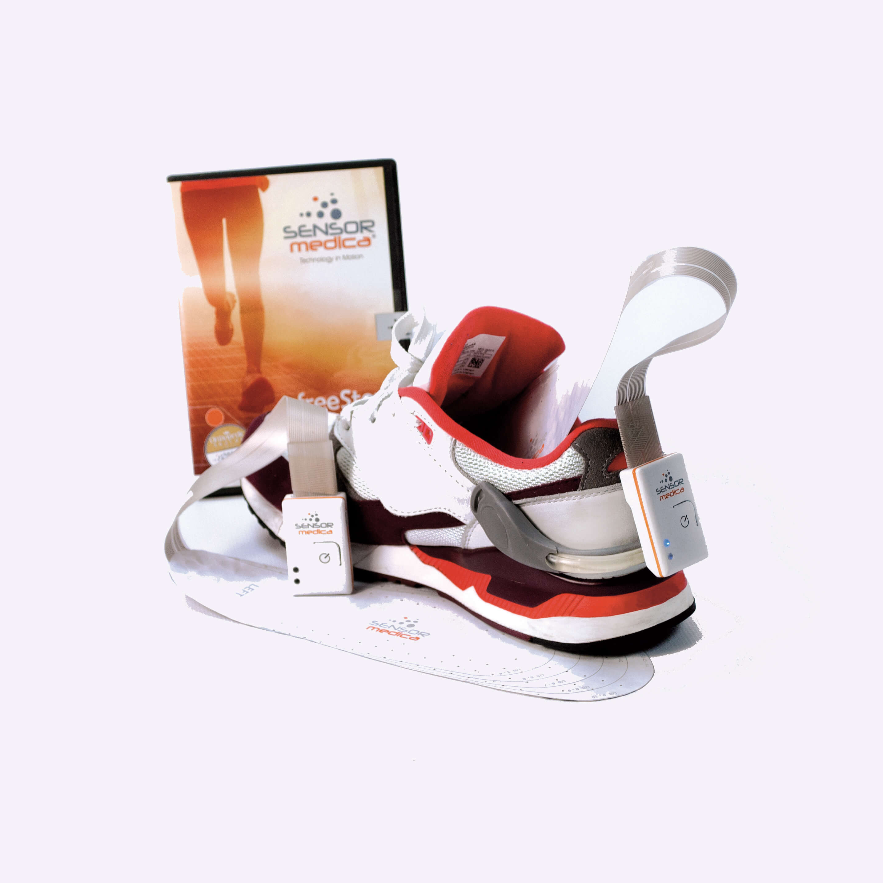 Wkładki tensometryczne do diagnostyki nacisku stóp w obuwiu Koordynacja FlexInFit