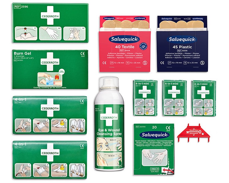 Wkłady apteczne Cederroth 51011002