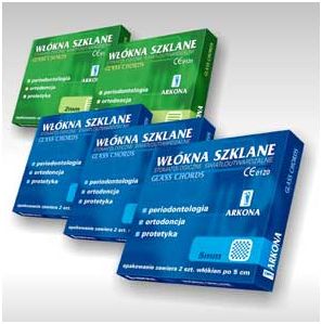 Wkłady koronowo-korzeniowe Arkona Włókna szklane 2mm plecione 2 szt.