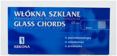 Wkłady koronowo-korzeniowe Arkona Włókna szklane 8x5mm plecione