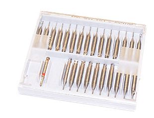 Wkłady okołomiazgowe Edenta Ćwieki okołomiazgowe 0,60 25szt TriStar czerwone