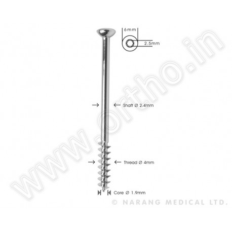 Wkręty do zespoleń kostnych ARNO-MED - dystrybutor importer wkręty