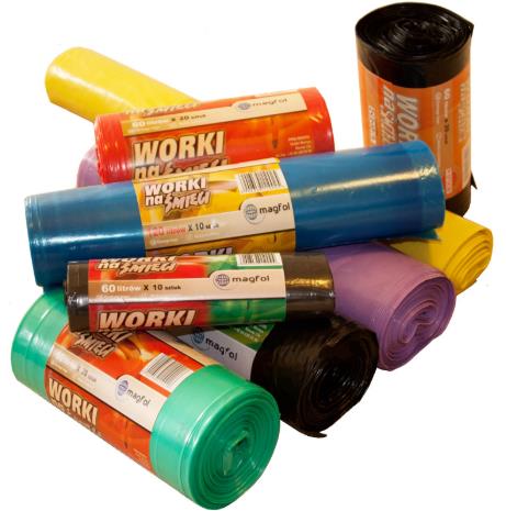 Worki na odpady MAGFOL worek foliowy