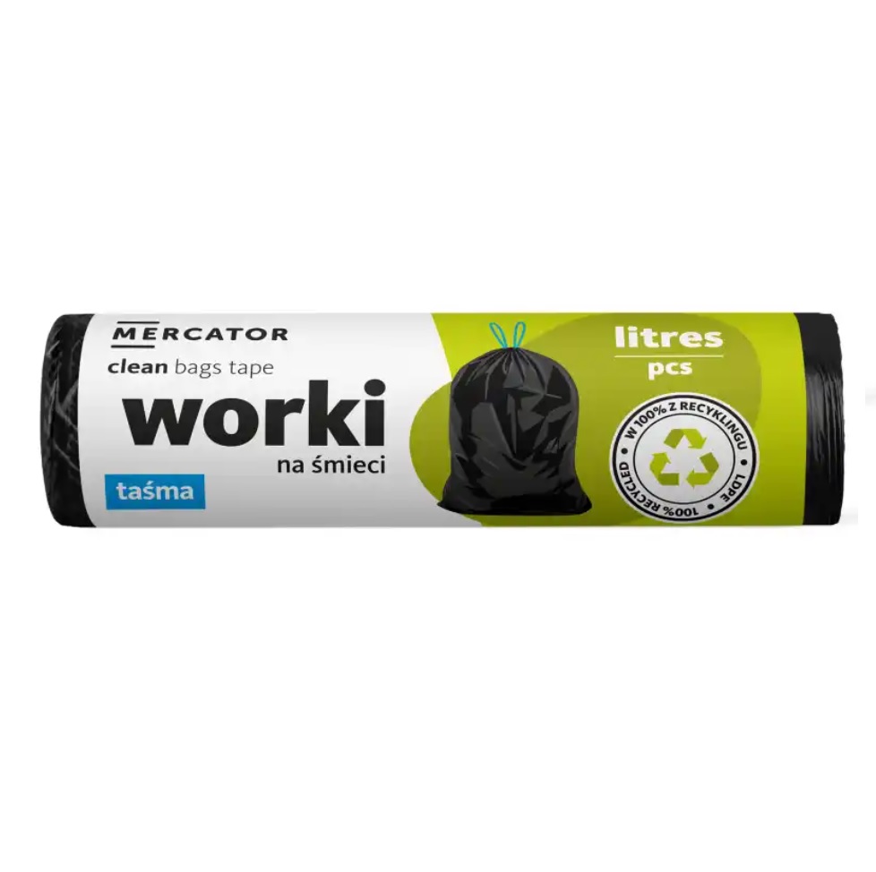 Worki na odpady Mercator Medical clean bags tape