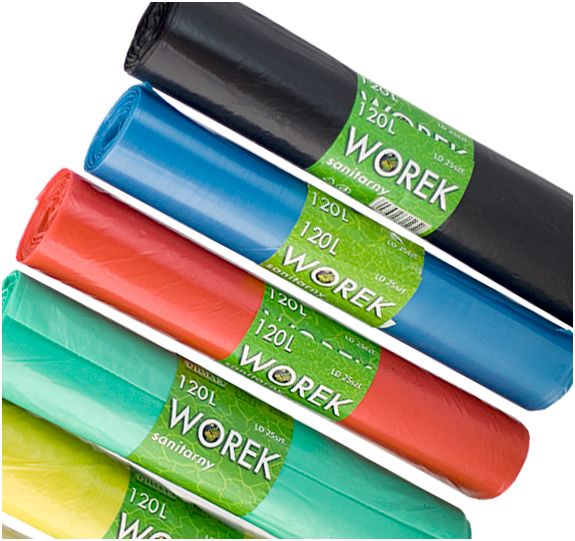 Worki na odpady Olimar Worek sanitarny 120l