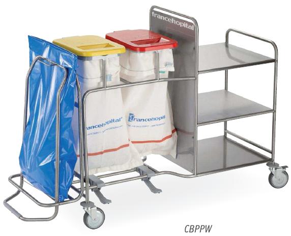 Wózki do bielizny brudnej i czystej FRANCEHOSPITAL CBPP