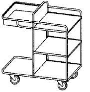 Wózki do bielizny brudnej i czystej Hammerlit EW390