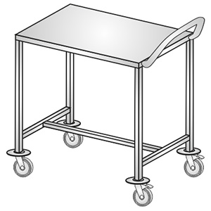 Wózki do bielizny brudnej i czystej KLAROMED KL201 040, KL201 111 900, KL201 140