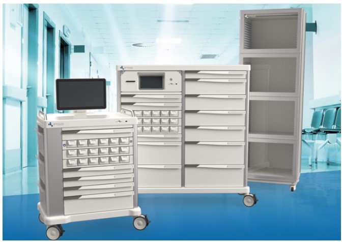 Wózki do dystrybucji leków amh medical IPSA