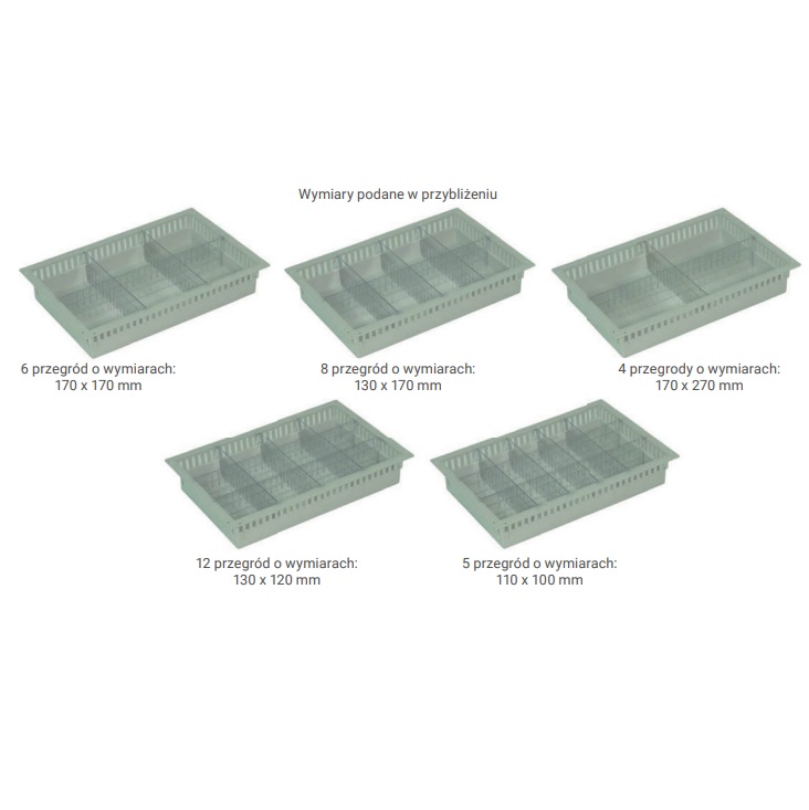 Wózki do dystrybucji leków Hidemar H-504/H-505