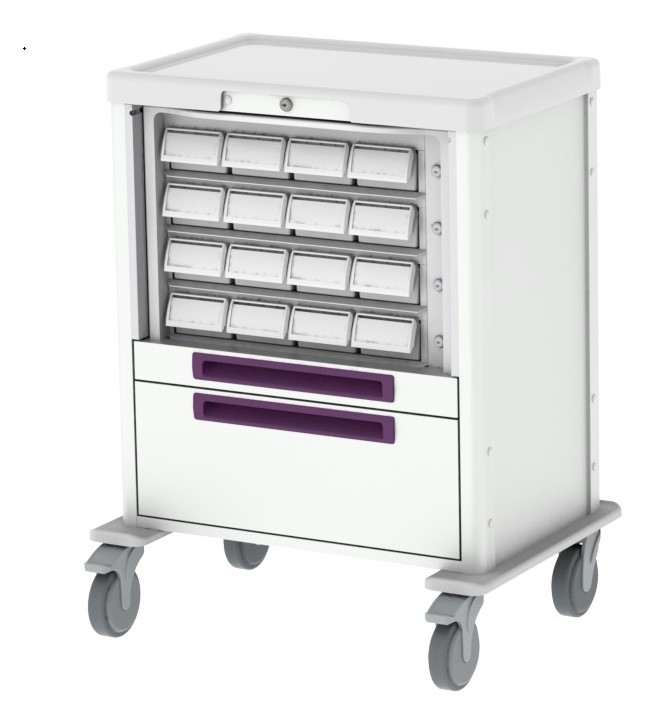 Wózki do dystrybucji leków Pegasus Ecoline lekowy