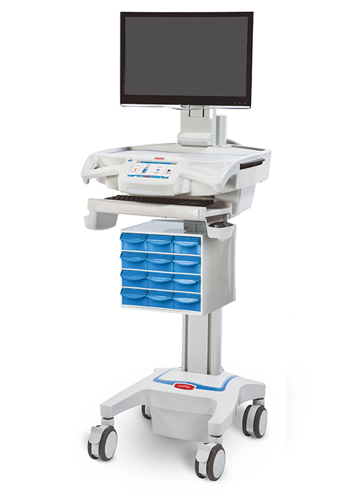 Wózki do komputerów medycznych, laptopów, tabletów Capsa Healthcare CareLink