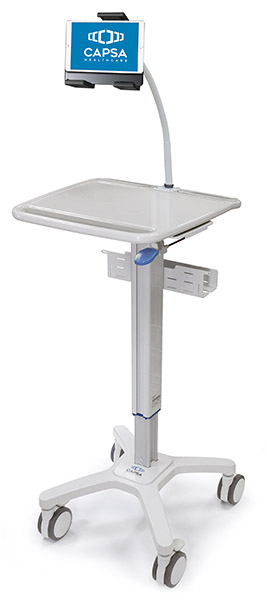 Wózki do komputerów medycznych, laptopów, tabletów Capsa Healthcare SlimCart 