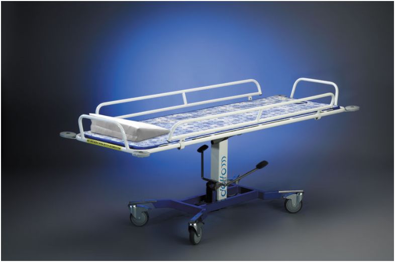 Wózki do mycia pacjentów w pozycji leżącej DELTOM WLH/E - 140P