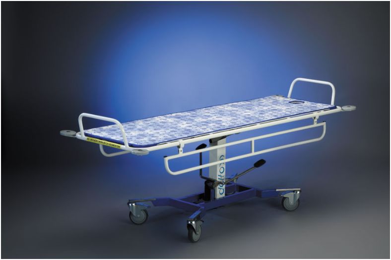 Wózki do mycia pacjentów w pozycji leżącej DELTOM WLH/E - 140P